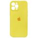 Силиконовый чехол с закрытой камерой для iPhone 13 Pro Max Yellow 208-00771 фото