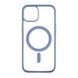 Силиконовый чехол Clear Color Case with MagSafe для iPhone 15 Pro Голубой 214-00442 фото